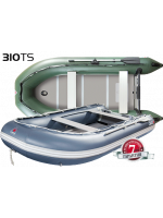 Моторная лодка YUKONA 310 TSE  (F) -в комплекте с фанерным пайлом (зеленая, серая, Combi)